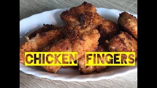 Chicken Fingers  Appetizers or Snacks  Easy to make  Children will love this [upl. by Narod123]