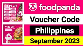 foodpanda philippines voucher code in september 2023  foodpanda voucher code  foodpanda voucher [upl. by Enilraep]