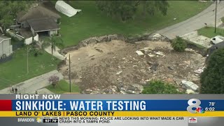 Sinkhole water testing results to be released today [upl. by Nyrad794]