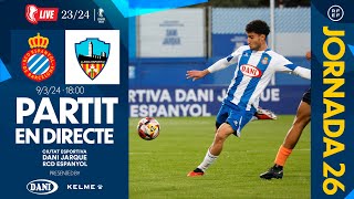 🔴 LIVE  ⚽️ Espanyol B 🆚 Lleida Esportiu  J26  2ª RFEF  EspanyolMEDIA [upl. by Pitchford]