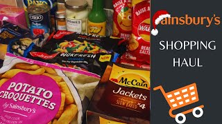 Sainsburys Food Haul  Family Grocery Haul  Friday 26th November [upl. by Oibirot]