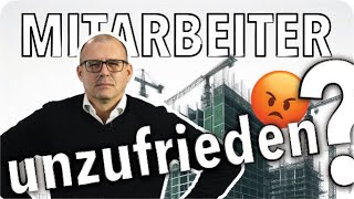 LÖSUNG Unzufriedene Mitarbeiter auf der Baustelle I VideoPodcast mit dem BaustellenCoach® 1 [upl. by Eniac448]