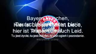 Bayern Monachium hymn Stern des Sudens POLSKIE NAPISY [upl. by Etnoid]