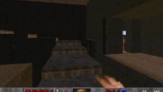 Doom II level 6 The Crusher Secret area in redkey room [upl. by Erfert212]