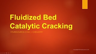 Fluidized Bed Catalytic Cracking or fluid Catalytic Cracking [upl. by Emmeram]