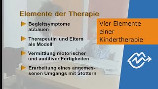 Direkte Therapie für stotternde Kinder  4 Elemente [upl. by Suckow]