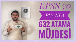 632 ATAMA MÜJDESİ  KÜLTÜR VE TURİZM BAKANLIĞI KPSS 70 PUANLA PERSONEL ALIMI 1639 ATAMA MÜJDESİ [upl. by Ardel]