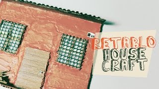 Retablo de casas  model of house craft [upl. by Oruam]