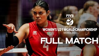 USA🇺🇸 vs MEX🇲🇽  Full Match  Womens U21 World Championship  Lèon [upl. by Shiller]