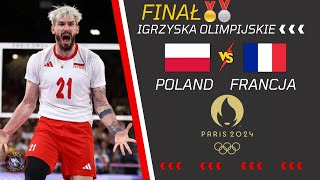 GRAND FINAL VOLLEYBALL OLYMPICS PARIS 2024 POLAND VS FRANCE [upl. by Huff128]