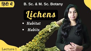 Lichens  Thallus of Lichens  in Hindi  Botany  B Sc amp M Sc [upl. by Schubert766]