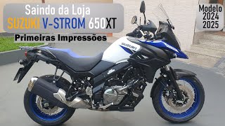 Suzuki VStrom 650 XT 2425 primeira impressões [upl. by Ennaoj]