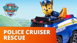 PAW Patrol  Ultimate Police Cruiser Rescue  Toy Pretend Play For Kids [upl. by Aerdma358]