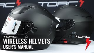 Torc Helmets Bluetooth Instructional Guide [upl. by Ycart]