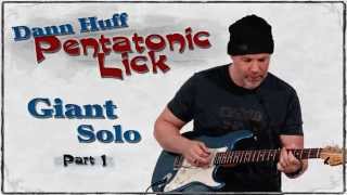 Fast Pentatonic Lick  Dann Huff  Guitar Lesson  Part 1 of 2  GuitarBreakdown [upl. by Lednar686]