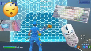 Sleeping ASMR Mechanical Keyboard Sounds 😴 ASMR 😍 Fortnite Piece Control 1v1 Gameplay [upl. by Anelac]