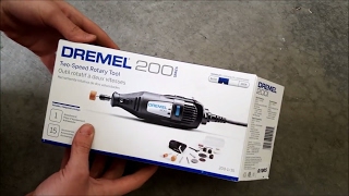 Dremel 200 Series UnBoxing Test and Review [upl. by Eelirrem]