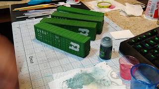 Citadel Coelia Greenshade vs HO scale green boxcar part 1 [upl. by Sekyere995]