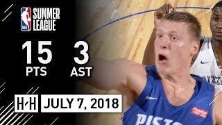 Henry Ellenson Full Highlights vs Grizzlies 20180707 NBA Summer League  15 Pts 7 Reb 3 Ast [upl. by Lucania]