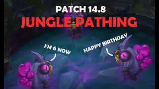 Jungle Pathing in Patch 148  Massive Grub Changes [upl. by Marcellina]