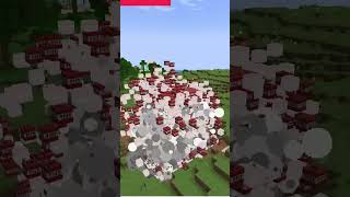 1000 TNT minecraft tnt explosion [upl. by Annailuj]