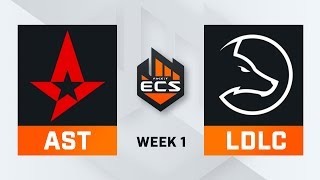 Astralis vs LDLC  Map 1  Dust 2 ECS Season 7  Week 1  DAY1 [upl. by Senhauser454]