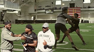 Colorado Receivers BEEF With the DBs amp the COACHES QUIT CHEERLEADING [upl. by Aracaj605]