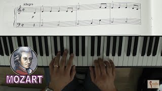 Mozart Sinfonia n 40 facilissimo per pianoforte Tutorial con spartito [upl. by Aicened]