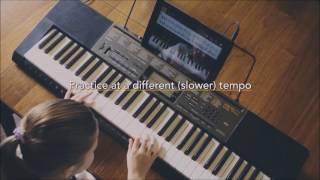 Learn with Casio Chordana Play app on Casio CTK2500 [upl. by Armington560]