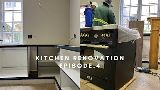 EXTREME KITCHEN RENOVATION EP4 cabinetry design amp installation  unboxing my dream range cooker [upl. by Aneehta]