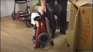 Freerider Luggie Mobility Scooter Unboxing and demonstration [upl. by Won]