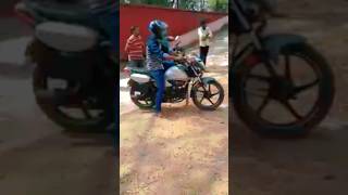 Motorcycle Driving Test at RTO  2 Wheeler Driving Test shorts ytshorts motorcycle bike like [upl. by Htebazileyram]