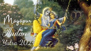 Jhulan Yatra 2024 Sandhya Aarti Kirtan [upl. by Ariela]