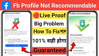 How to Solve the Problem of Not Recommended Facebook Profiles [upl. by Berg]