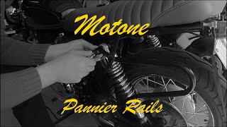 Motone Pannier Rails Install  Triumph Bonneville T100 [upl. by Bell]