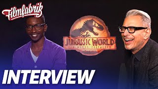 Crazy JEFF GOLDBLUM 😂  JURASSIC WORLD 3 Interviews  mit Bryce Dallas Howard uvm [upl. by Nohsram321]