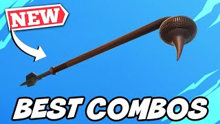 BEST COMBOS FOR NEW GAFFI STICK PICKAXE BOBA FETT BUNDLE  Fortnite [upl. by Gauntlett]