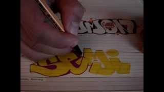 Graffiti Blackbook Simple LetterS 5 [upl. by Noterb971]