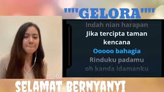 GELORAkaraoke duet cowokby artis Malaysiababysima [upl. by Atoel]