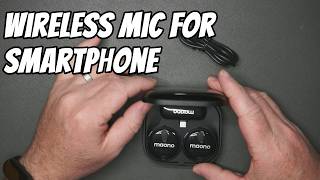 Maono WM620 Wireless Lavalier Microphone for iPhone 15 amp Android  Mic review [upl. by Salomo66]