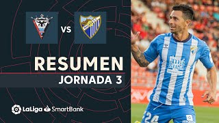 Resumen de CD Mirandés vs Málaga CF 13 [upl. by Sipple341]