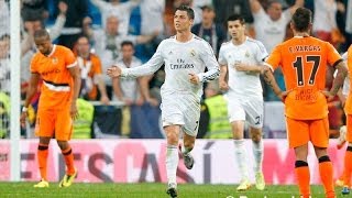 Cristiano Ronaldos amazing backheel goal against Valencia English Commentary [upl. by Noiztneb]