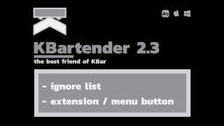 KBartender23 update Ae script [upl. by Ariahay456]