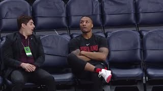 Damian Lillard Wolves fans react to Stefon Diggs incredible gamewinning TD  ESPN [upl. by Waly]