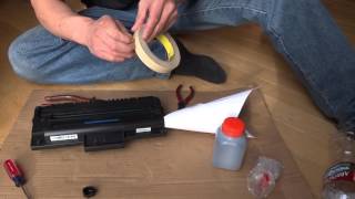 4 Easy Steps To Refill Laser Toner Cartridges Cheaply And Cleanly [upl. by Bald653]