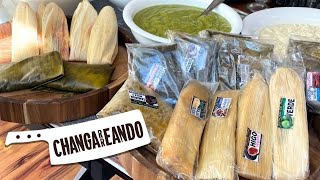 ¿Tamales gourmet Pruébalos en Tentación de maíz  Changarreando [upl. by Tom]