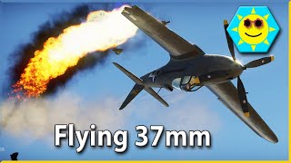 The Flying 37mm P63A5 Kingcobra Warthunder Gameplay [upl. by Sink]