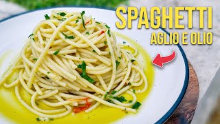 How to Make the Most Tasty SPAGHETTI AGLIO e OLIO Ever [upl. by Nnaassilem]