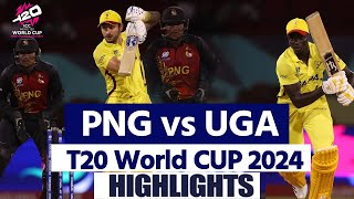 PNG vs UGA T20 MATCH HighlightsPapua New Guinea vs Uganda Match Highlights Full Match Highlights [upl. by Ynamreg402]