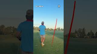 Hole 18 Of BREAKING 90 WITH ONE GOLF CLUB [upl. by Volotta26]